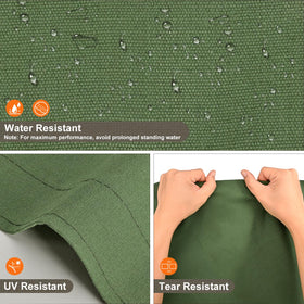 Patiobay reinforced corners prevent rips and tears.