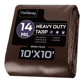 Patiobay tarp 10x10 cover for broad outdoor protection