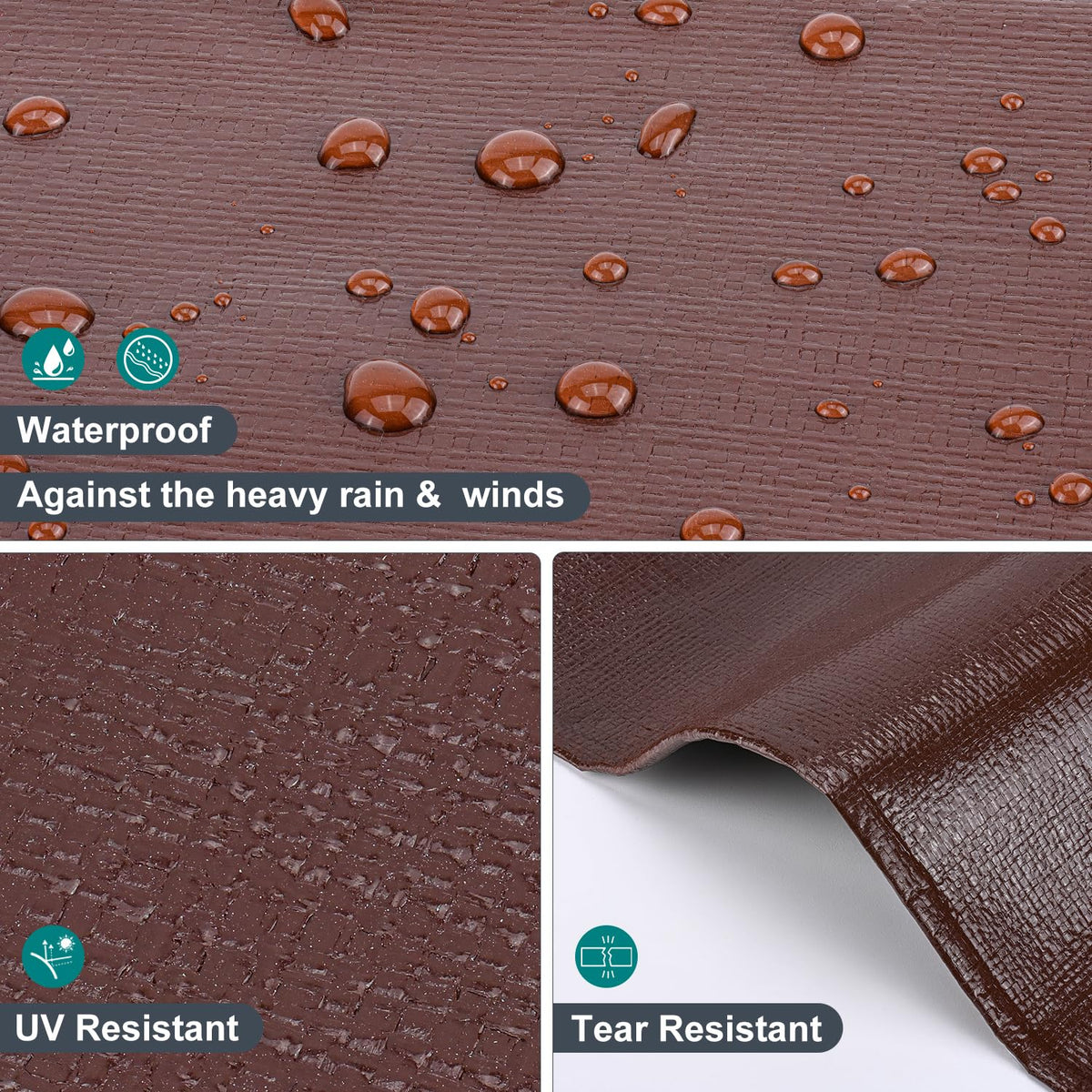 Patiobay tarp multi-use option supports tents, boats, and decks