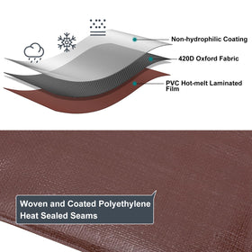 Patiobay tarp reinforced edges provide long-lasting strength