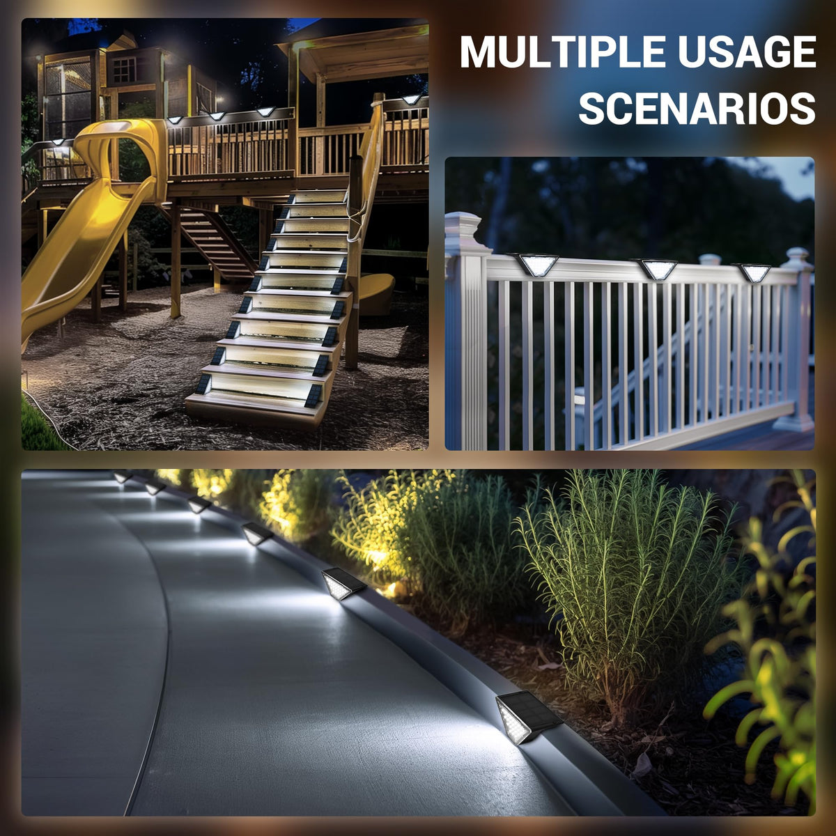 PATIOWIN 24-LED outdoor light brightens porches and decks automatically.