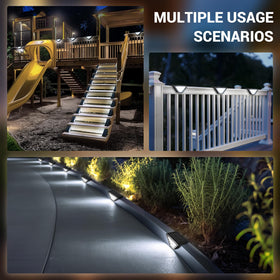 PATIOWIN 24-LED outdoor light brightens porches and decks automatically.