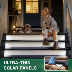 PATIOWIN IP65 waterproof step light endures rain and moisture.