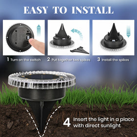 PATIOWIN night safety along walkways with subtle glow.