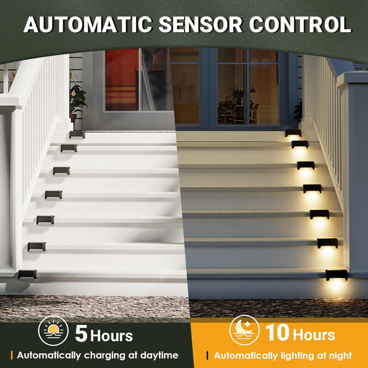 PATIOWIN outdoor deck light for weatherproof path and fence lighting