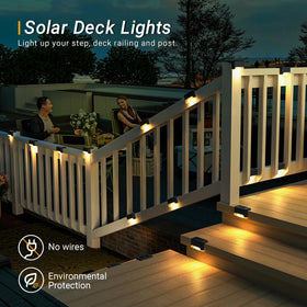 PATIOWIN solar patio light warm white glow for evenings.