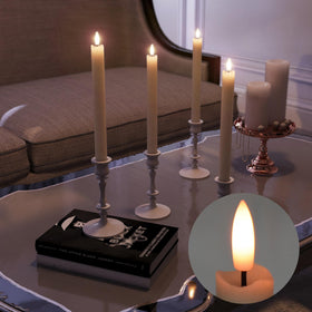 Patiphan complete candle set with USB-C charging cable for easy power