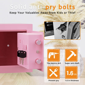 Patron compact safe that fits in drawers and nightstands