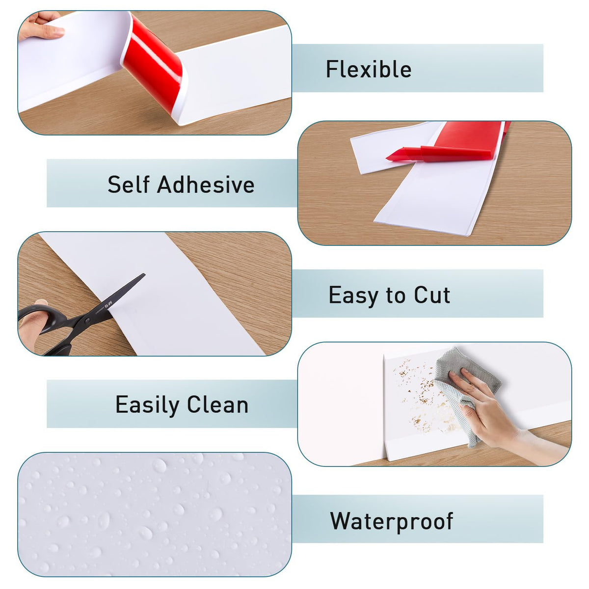 PATTENGO easy-maintenance surface resists dust and cleans with a quick wipe.