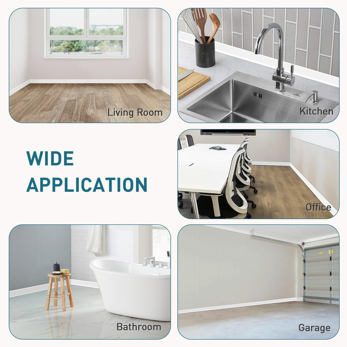 PATTENGO measuring and cutting-friendly design simplifies DIY renovations.