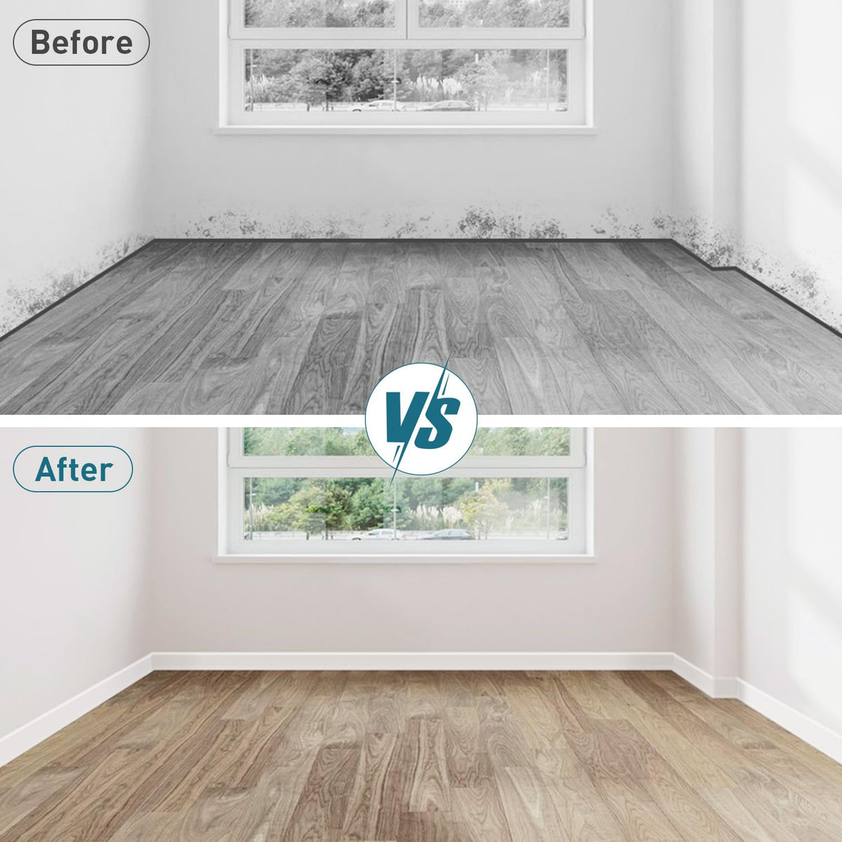 PATTENGO versatile trim works on tiles, wood, plastic, and metal.
