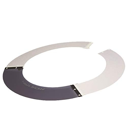 Paulson Safety sun shield for MSA V-Gard full-brim hat, adds UV protection and clear upward vision.