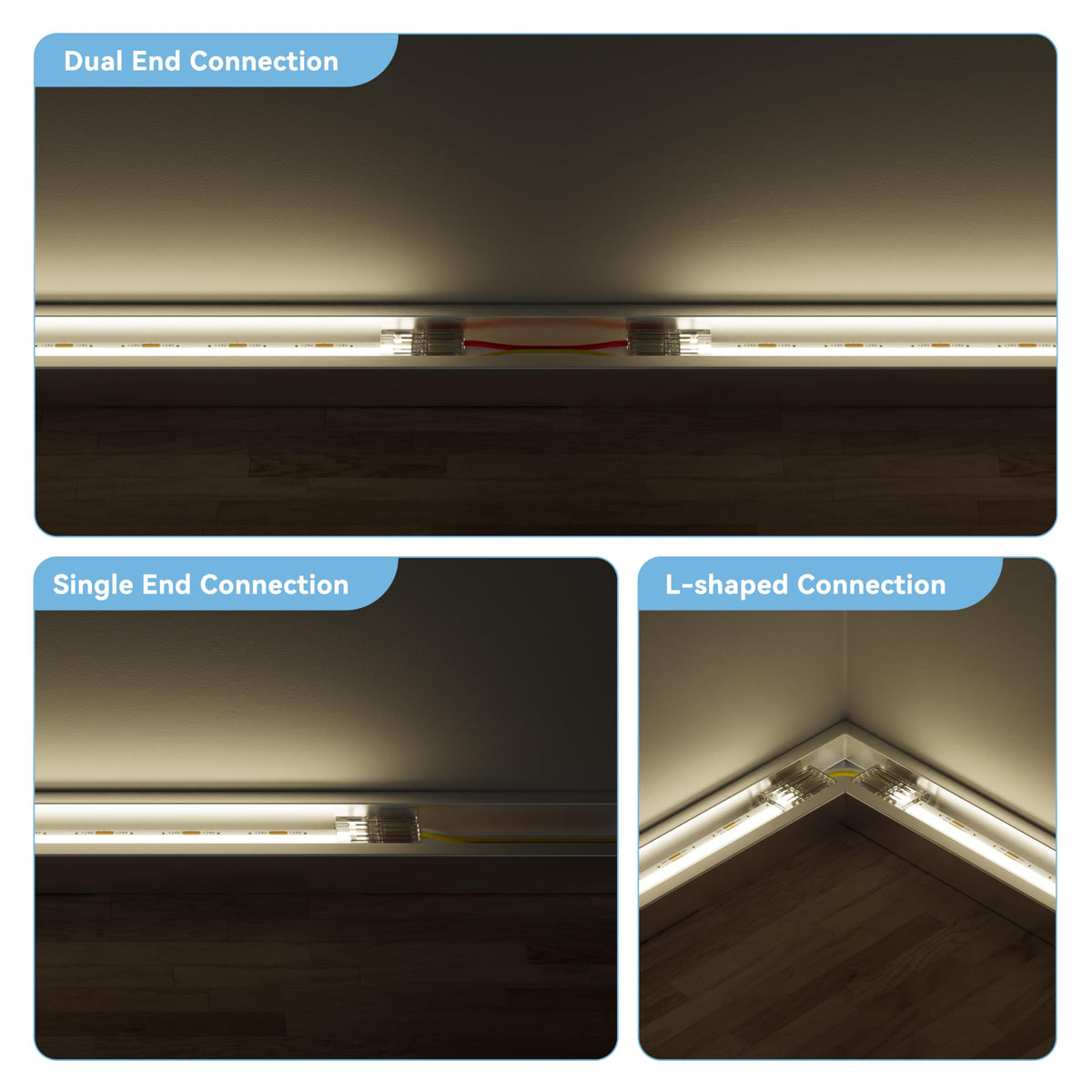 PAUTIX 10ft extension kit extends strip runs for flexible setups.
