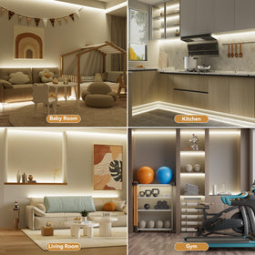 PAUTIX 16.4 ft LED strip for long, continuous lighting runs.