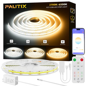 PAUTIX COB LED strip light under cabinet delivers even task lighting