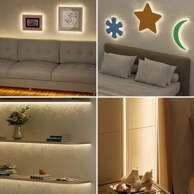 PAUTIX COB LED strip light with high CRI for accurate colors.
