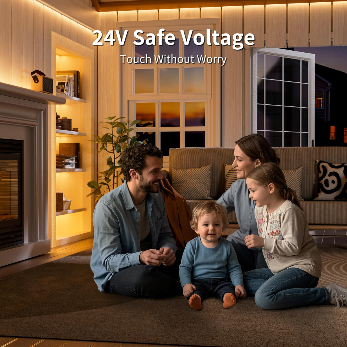 PAUTIX COB LED strip UL-listed safety for daily home use