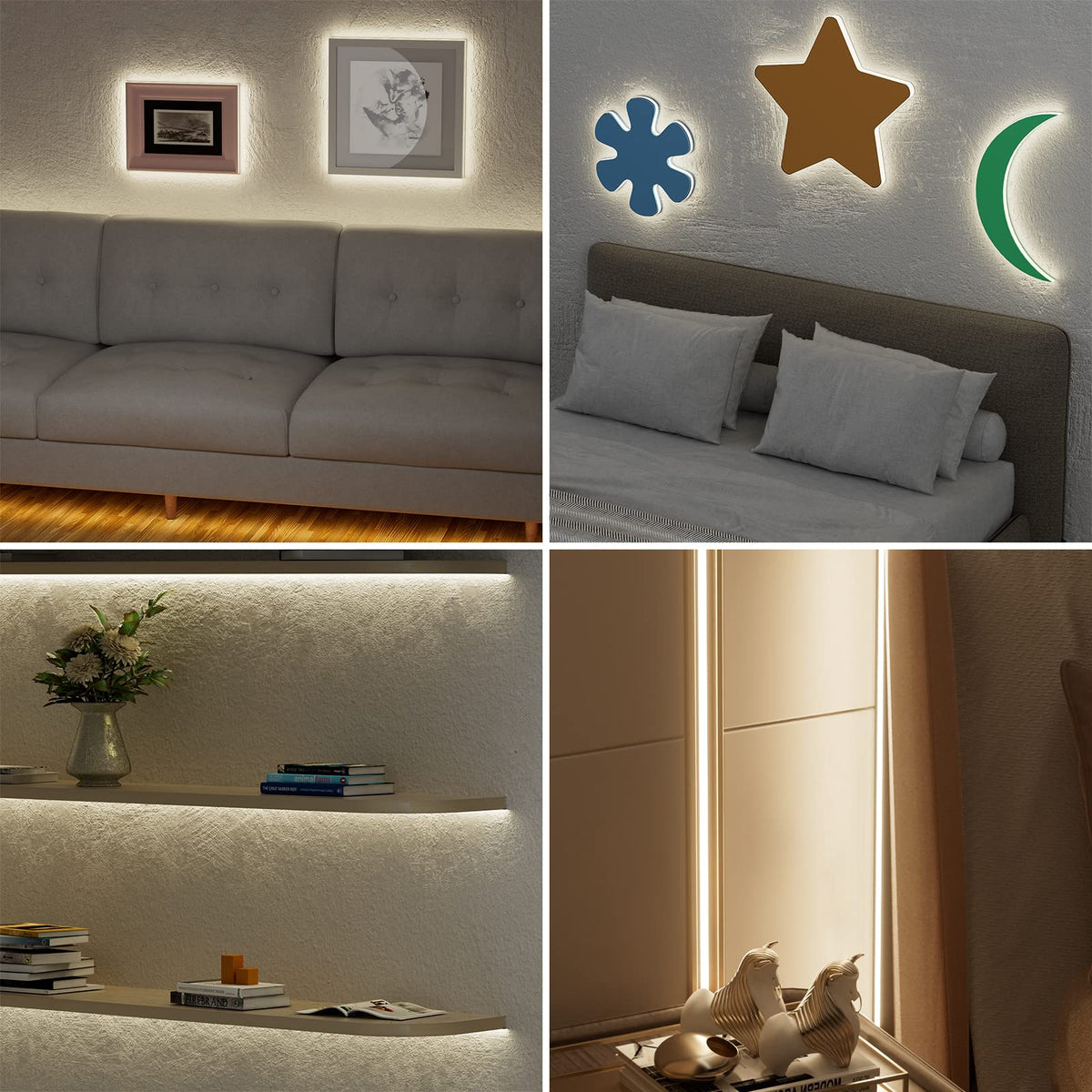 PAUTIX kitchen cabinet lighting setup for decorative and task lighting.