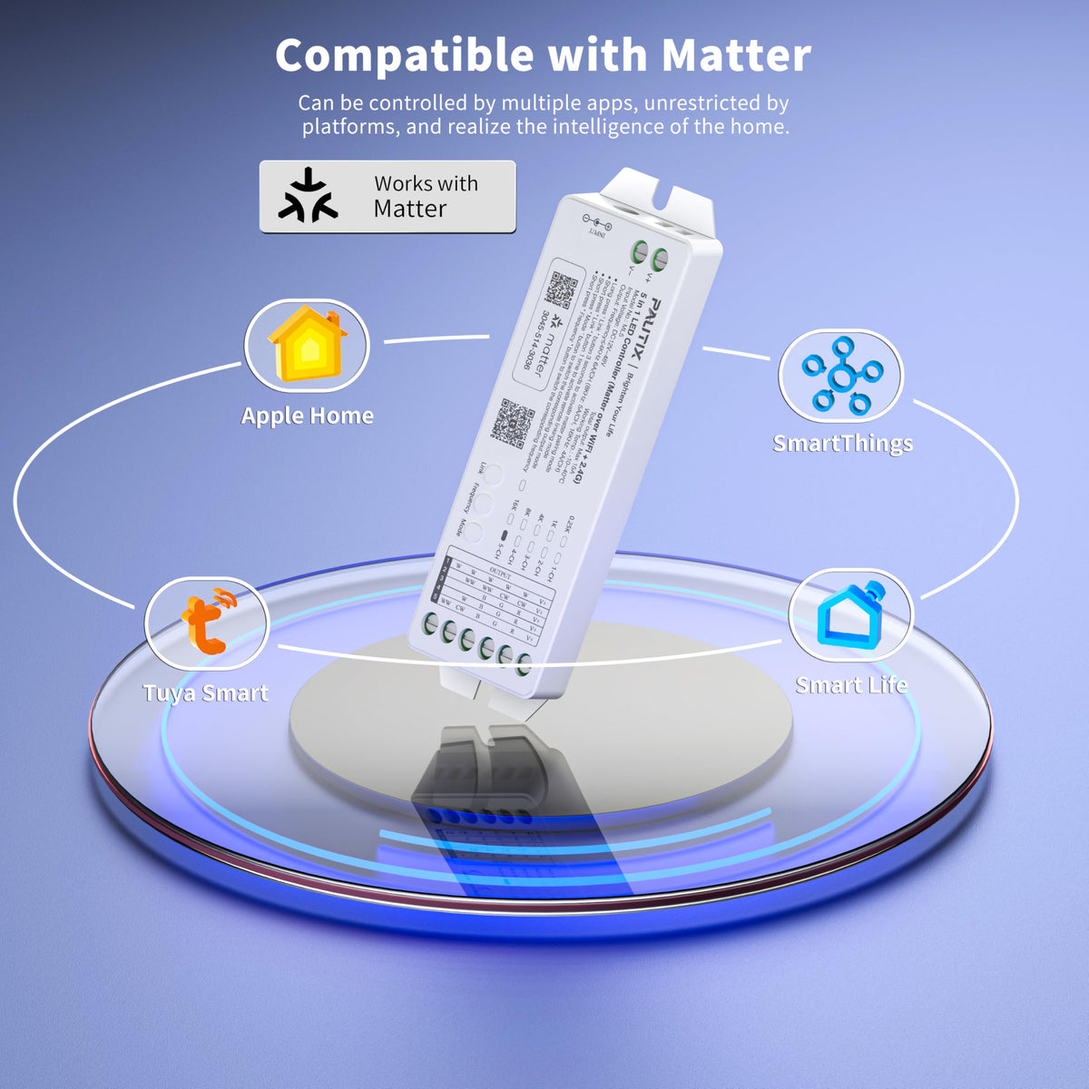 PAUTIX ML5 mode button switches color modes with a single press.