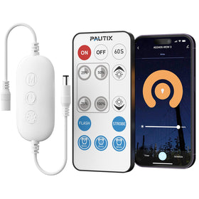 PAUTIX RF WiFi remote dimmer with 11-level brightness for 12-24V LED strips