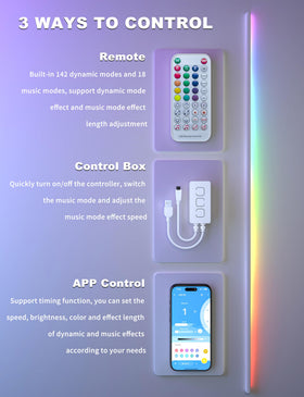 PAUTIX RGB LED strip under cabinet creates bright task lighting