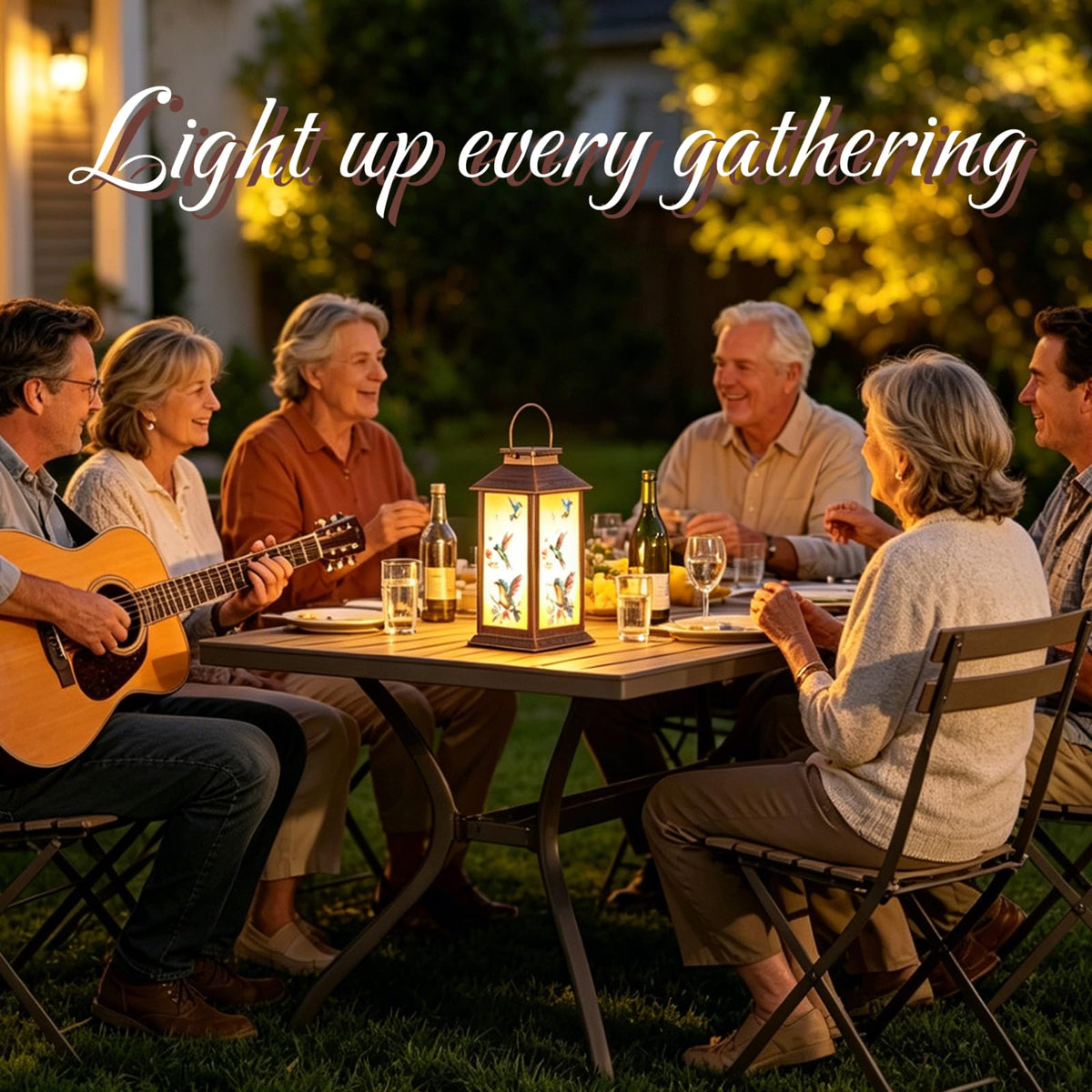 Pawatee LED hanging light with energy-efficient design for gardens