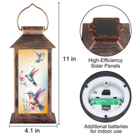 Pawatee solar lantern easy maintenance with cord-free setup