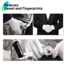 Paxcoo cotton gloves help keep hands dry during chores