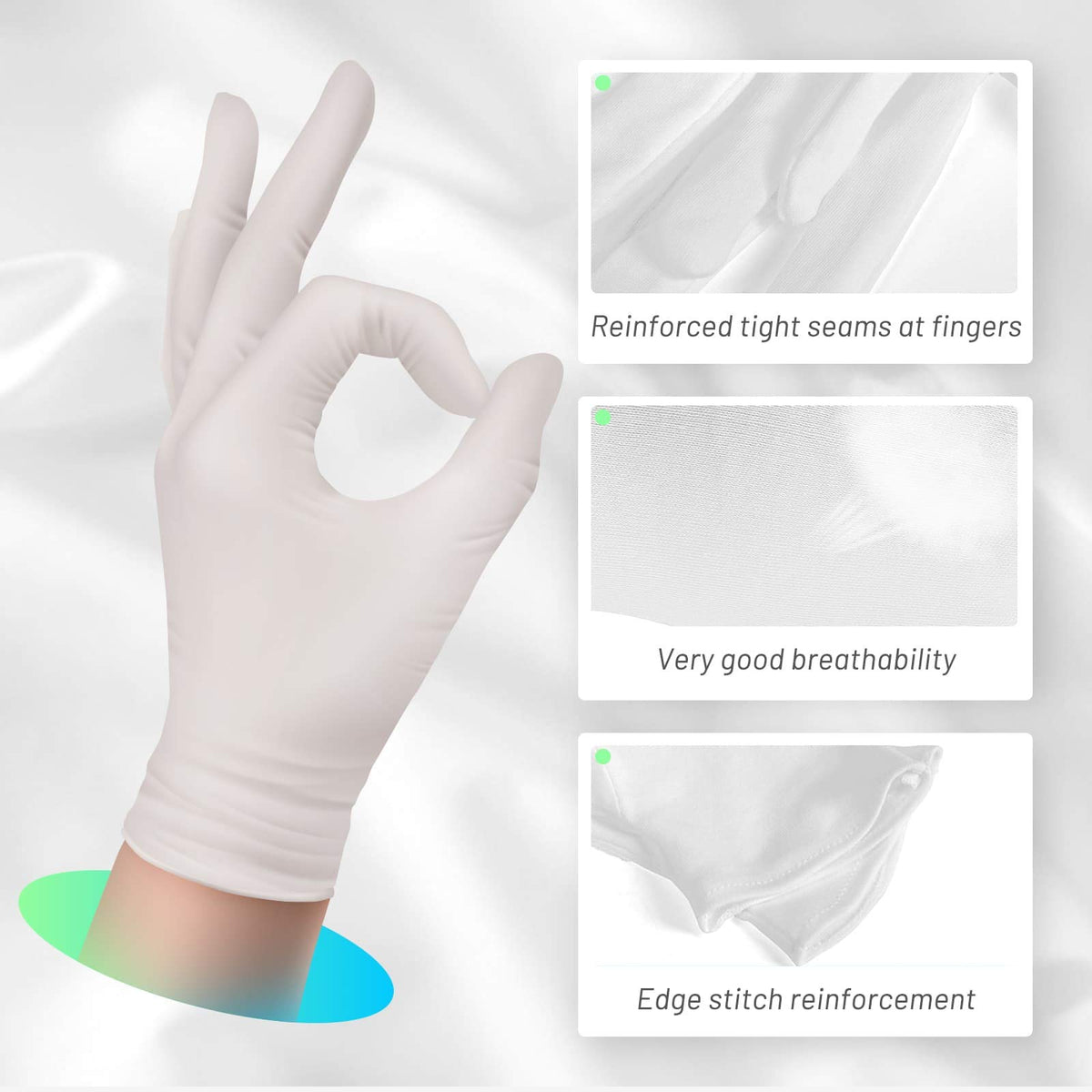 Lightweight Paxcoo gloves with soft texture for comfortable wear