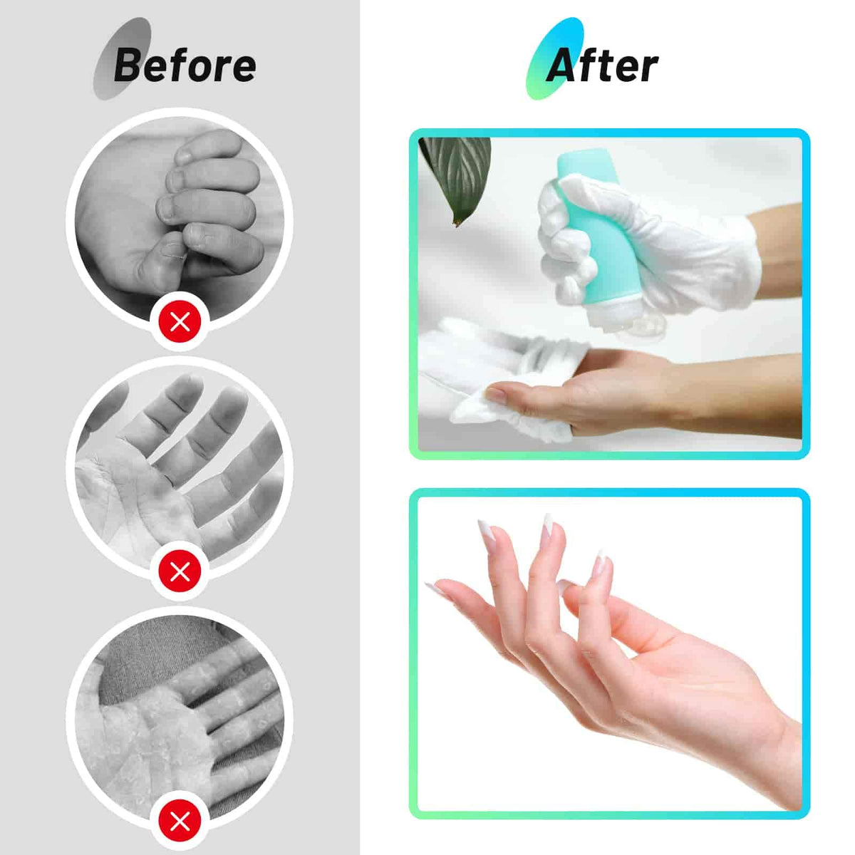 One-size Paxcoo cotton gloves fit most hands for versatile use