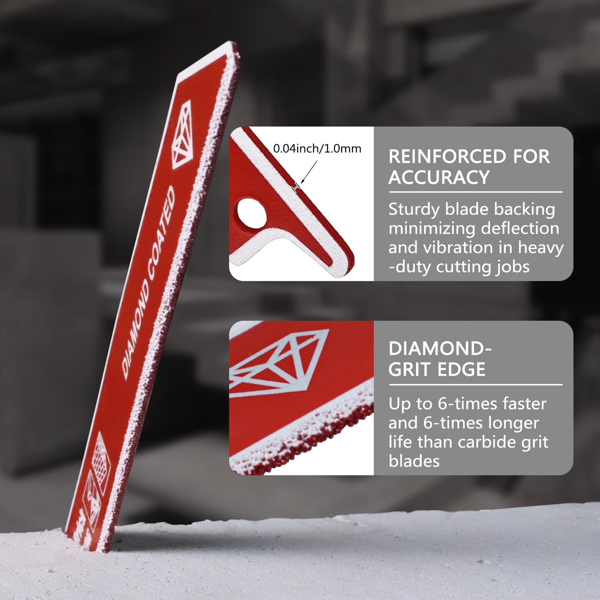 PAYA TOOLS fiber cement blade with diamond edge delivers smoother cuts and longer life.