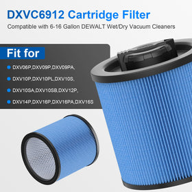 PAYUDAL DXVC6912 filter core assembly close-up showing pleated design.