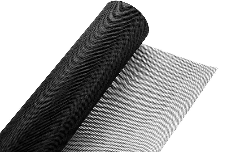 Pazaka fiberglass screen roll 59x100 front view with near-transparent weave for clear visibility