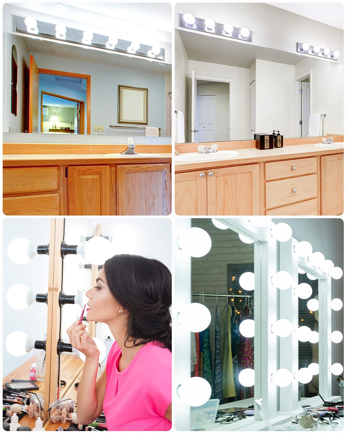 Pazetiv non-dimmable bathroom bulb compatible with standard fixtures.
