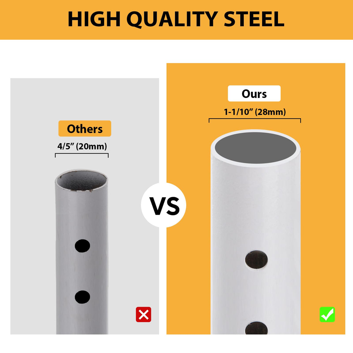PBHEPJ multi-use bar works as both door stopper and window safety bar.