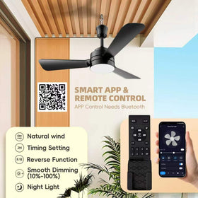 PBLALA 28 outdoor ceiling fan remote control for patio comfort.