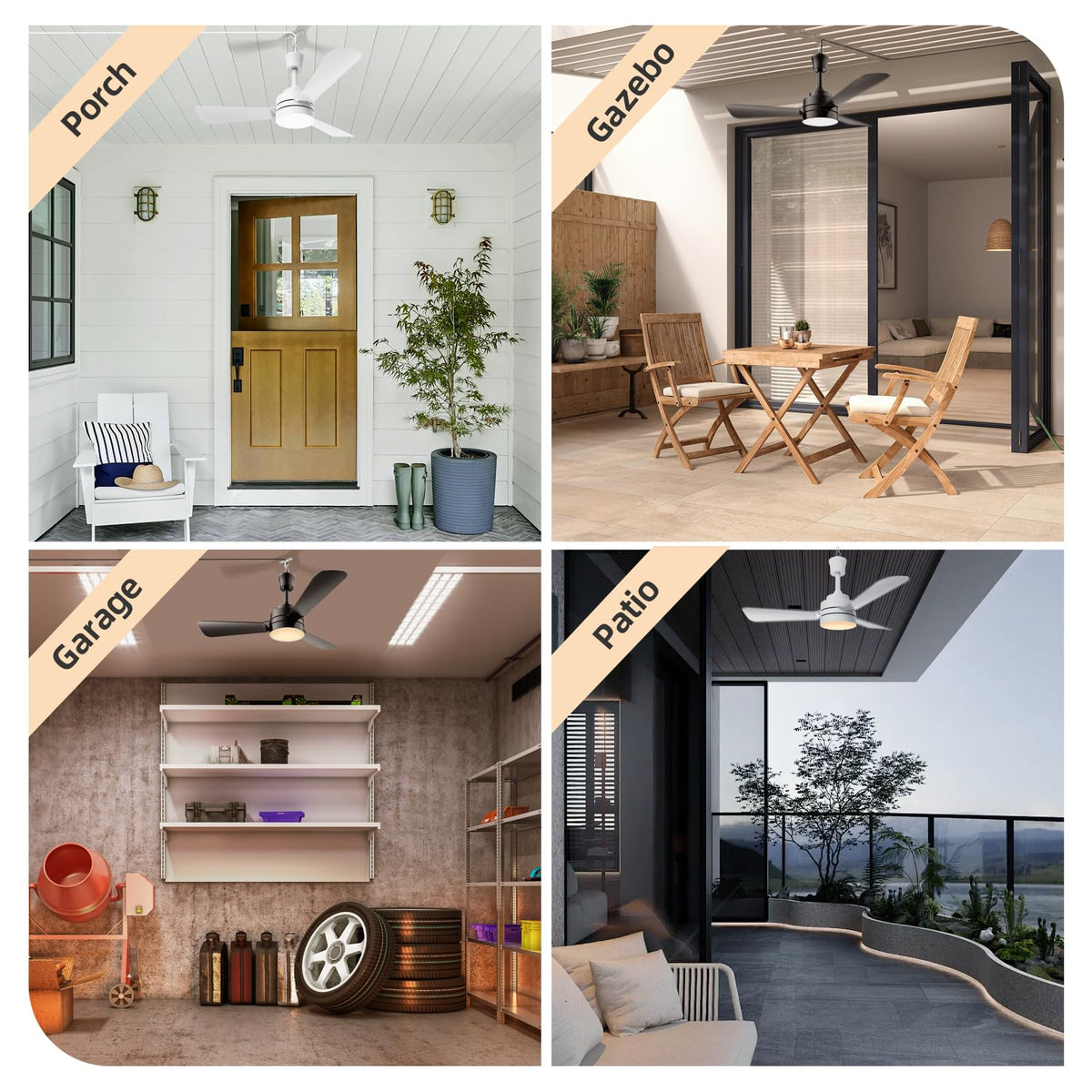 PBLALA 28 portable design suitable for porch and canopy setups.