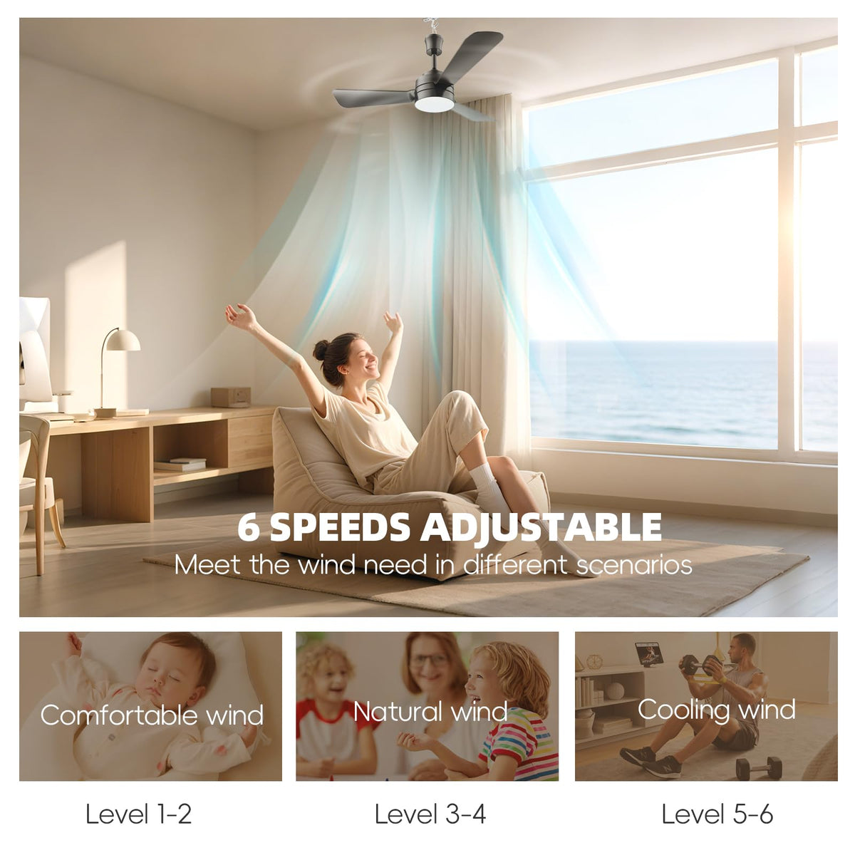 PBLALA 28 reversible mode adapts to seasons.