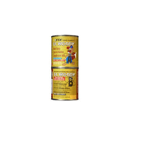 PC-Woody epoxy paste bottle pour demonstrates controlled mixing for durable wood repair.