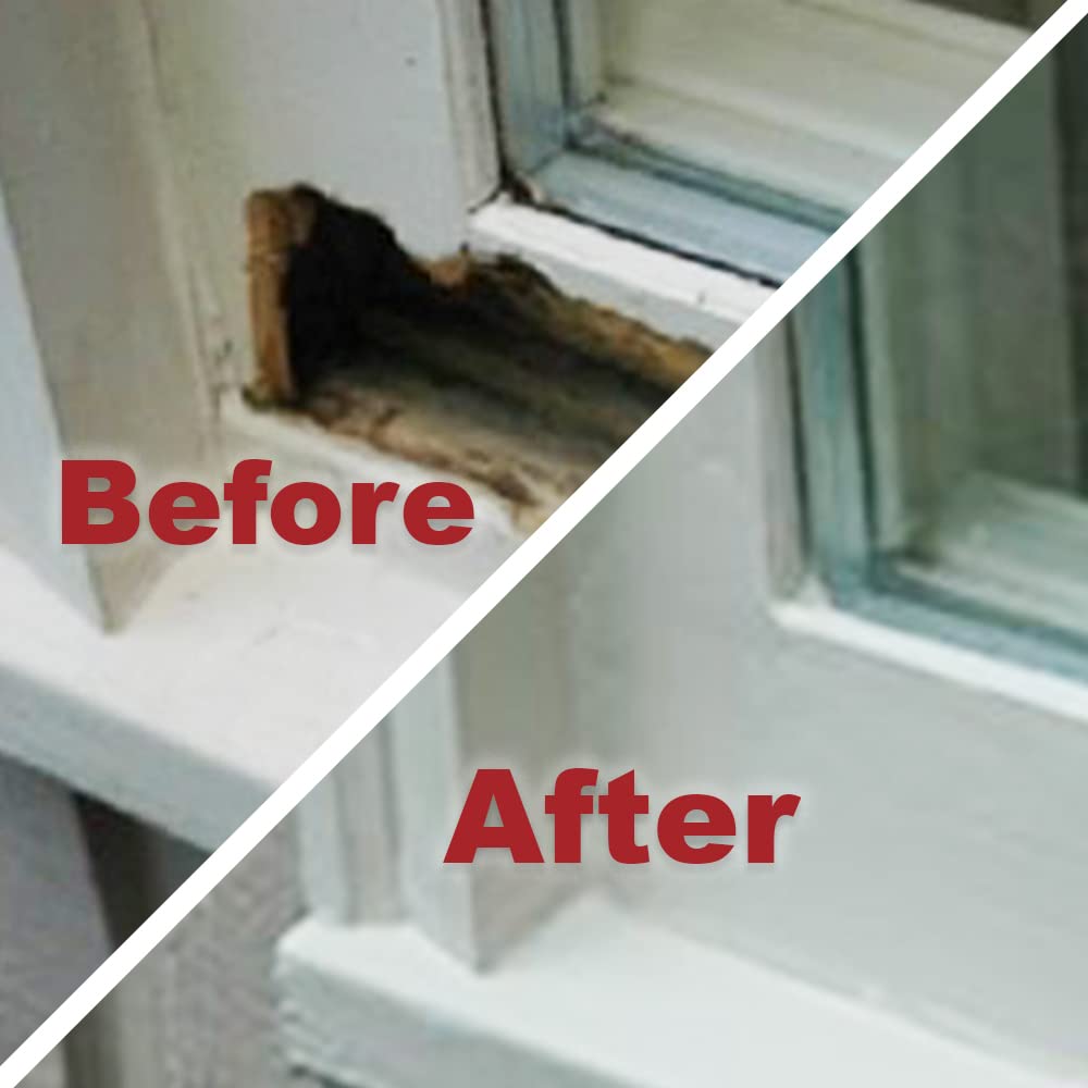 Overhead application of PC-Woody with high tack reduces drips.