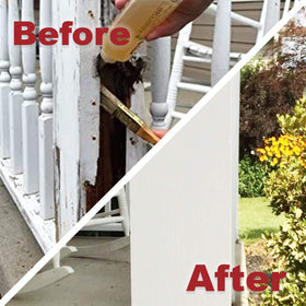 PC-Woody paste cures to allow painting, staining, or machining