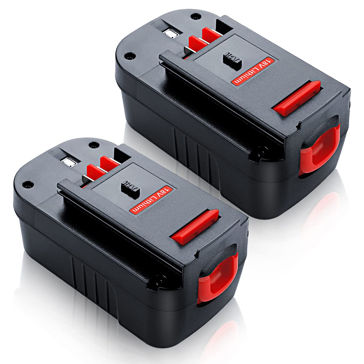 PDstation HPB18 2-pack front view, compatible with 18V tools for extended runtime.