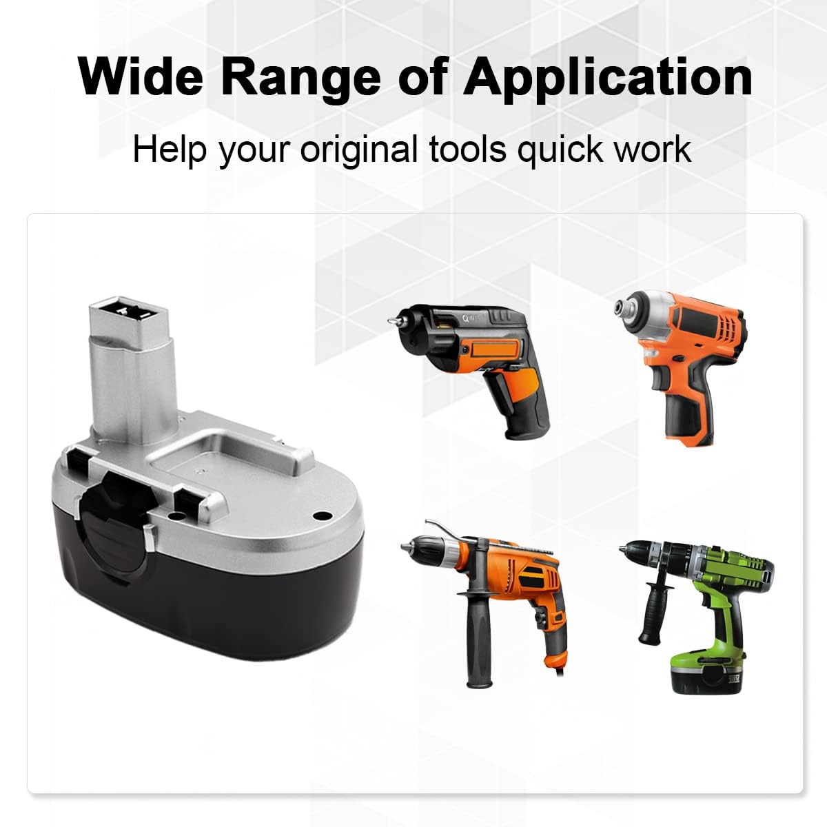 PDstation Worx battery in use on lawn edger for quick touchups