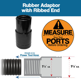 Peachtree durable puncture-resistant hose withstands shop use for long-lasting filtration