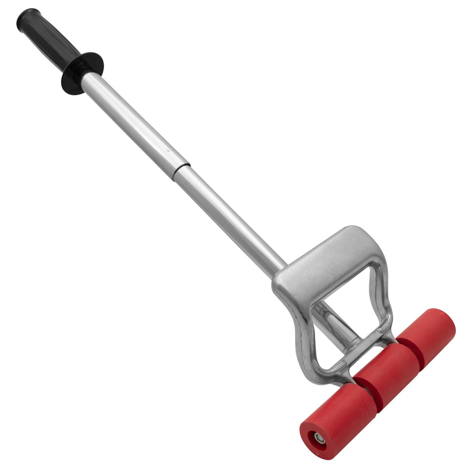 Peachtree extendable roller with ergonomic grip for smooth flooring installations.