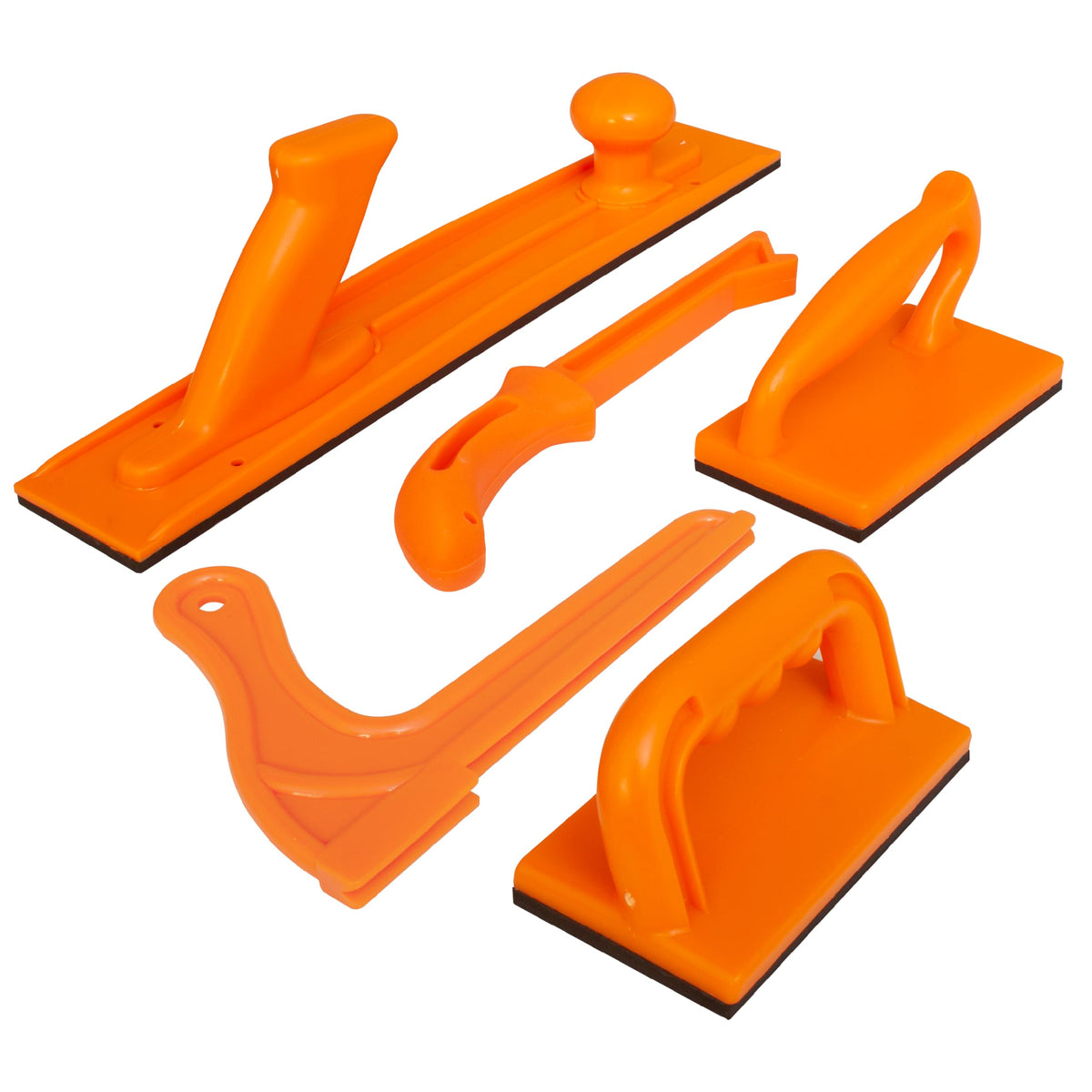 Peachtree safety push block with angled handle for precise stock control.