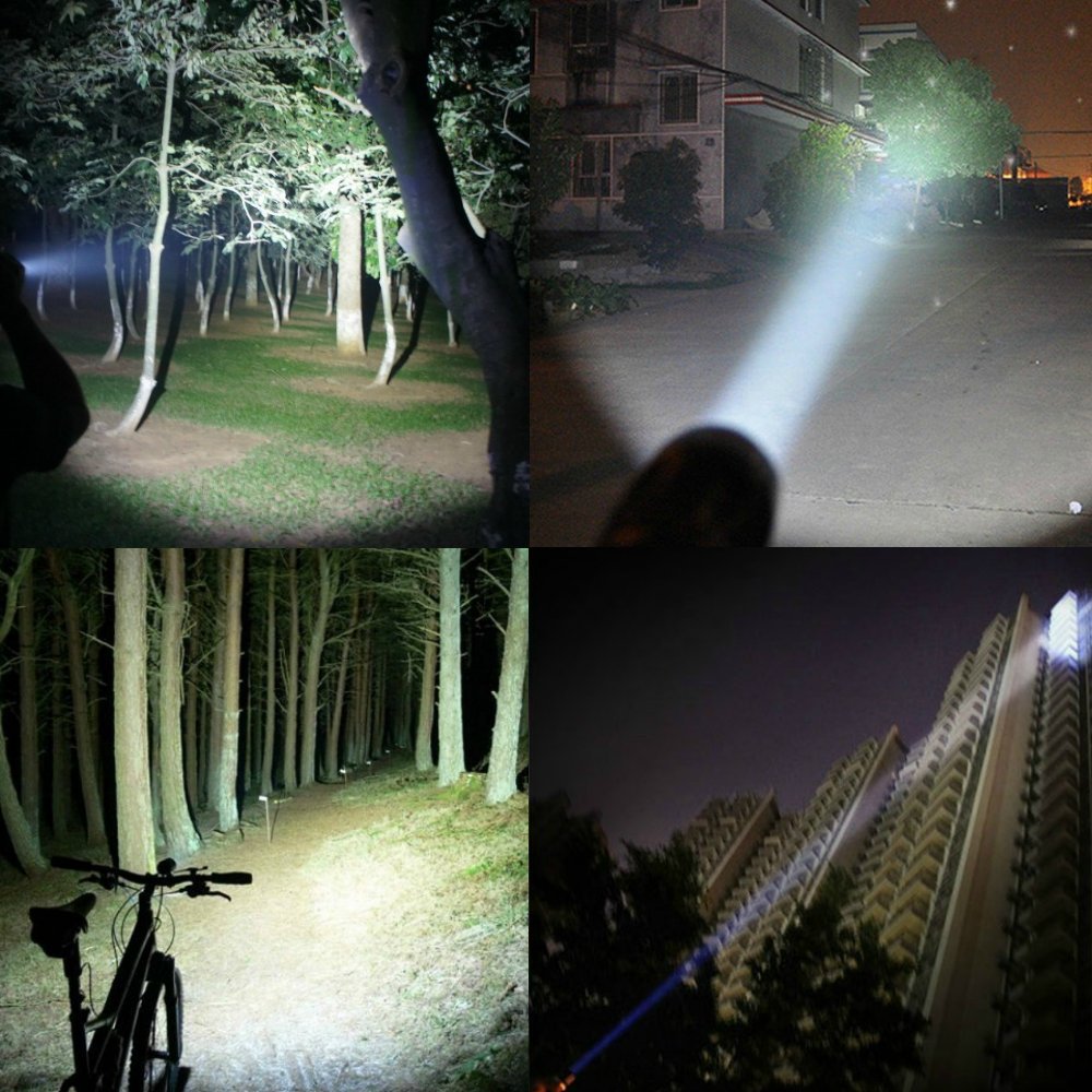 PeakPlus LFX1000 rechargeable battery powers long-lasting, bright beams.