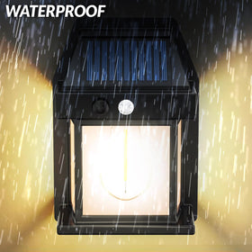 PeakPlus screw-mount solar light for quick outdoor installation