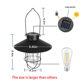 Pearlstar solar lantern metal shell detail showcases vintage nautical style