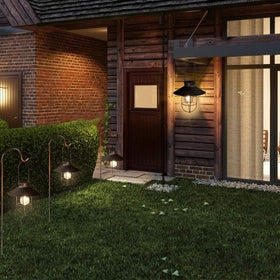 Pearlstar solar lantern size 8.46 inches for a bold decorative presence